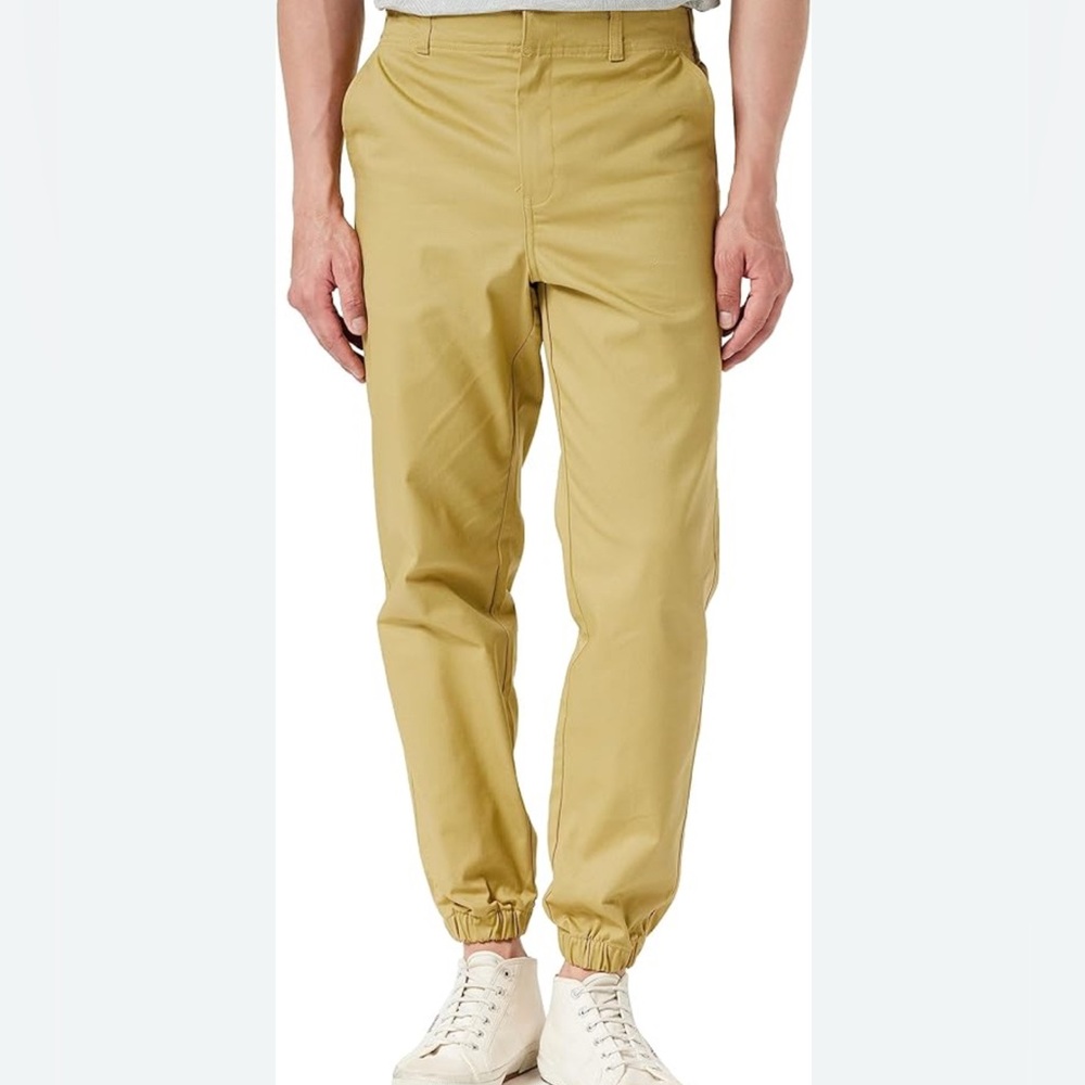 Mens Dickies Twill Jogger‎ Pants - beige (khaki) Size 34